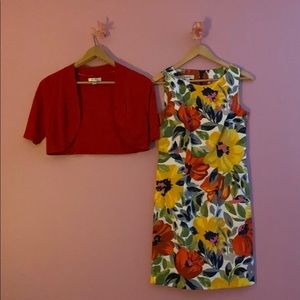 Dress and sweater combo